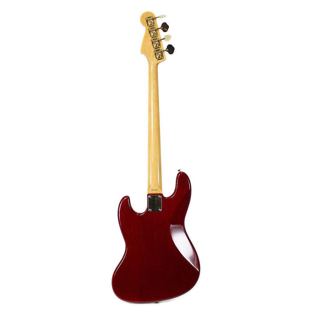 2013 Fender Jazz Bass Made In Japan Flame Koa Top Sunburst Finish