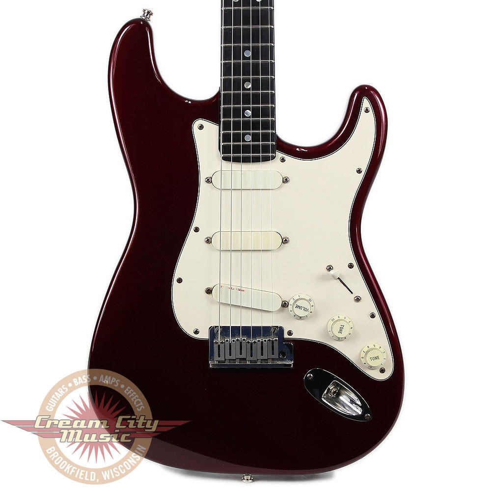Fender Stratocaster PLUS USA ギター 1989 Fender USA Made Stratocaster Plus Electric Guitar Burgundy