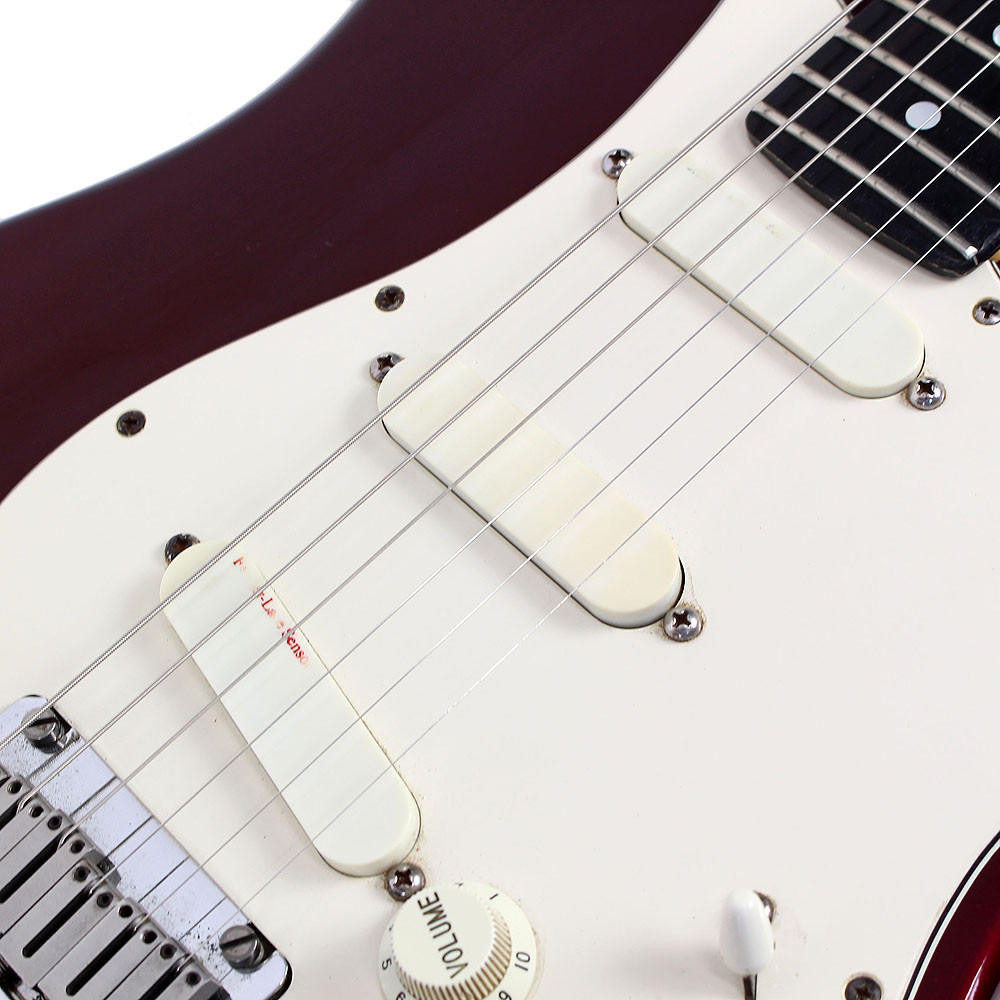 1989 Fender USA Made Stratocaster Plus Electric Guitar Burgundy