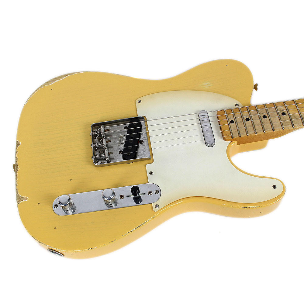 Fender MIM Roadworn Series 50s Telecaster Electric Guitar Blonde