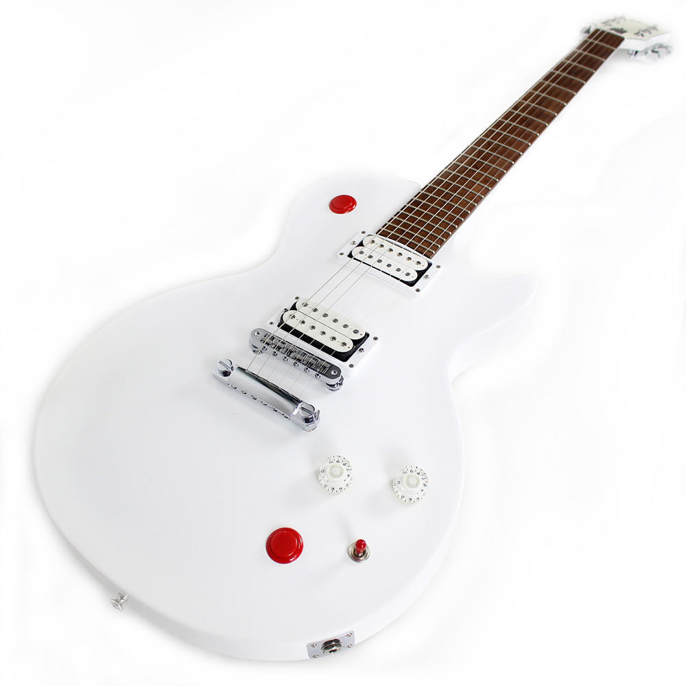 2011 Gibson Buckethead Les Paul Studio in Satin White | Cream City