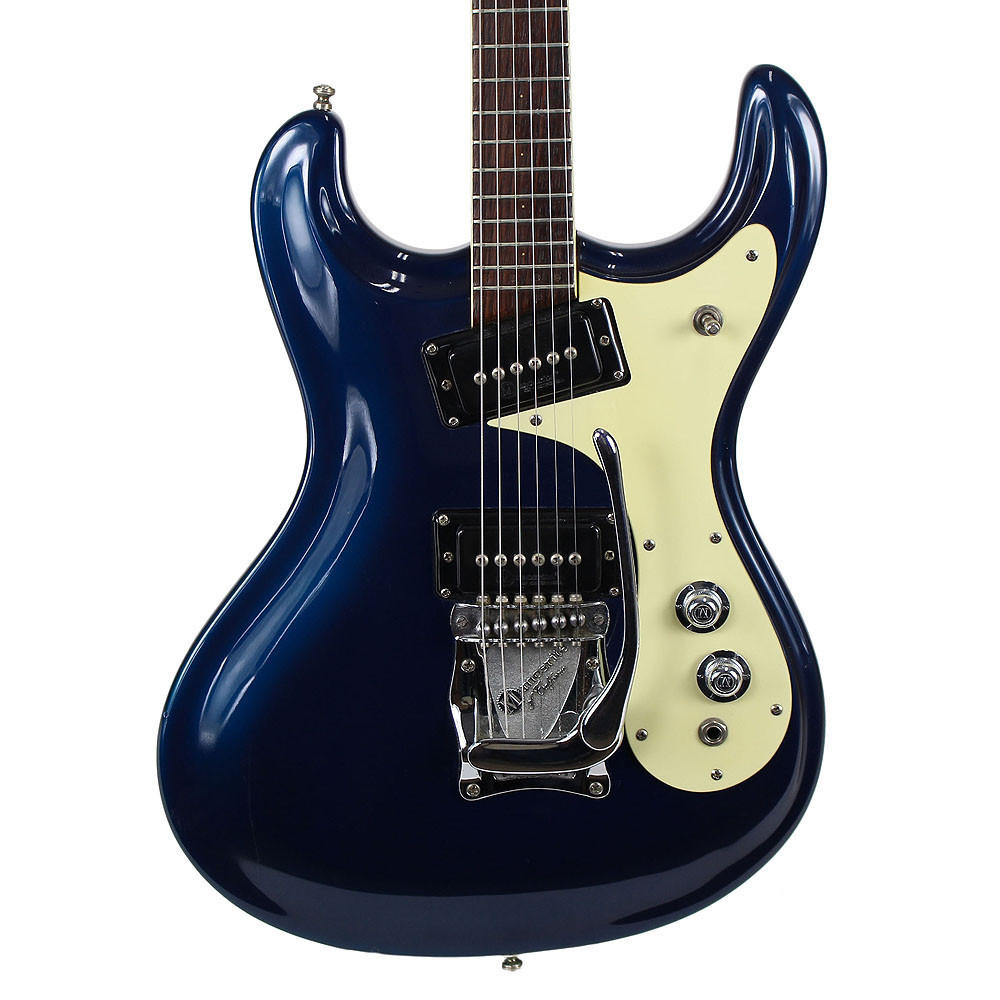 Vintage 1966 Mosrite Ventures Model Electric Guitar Blue Finish