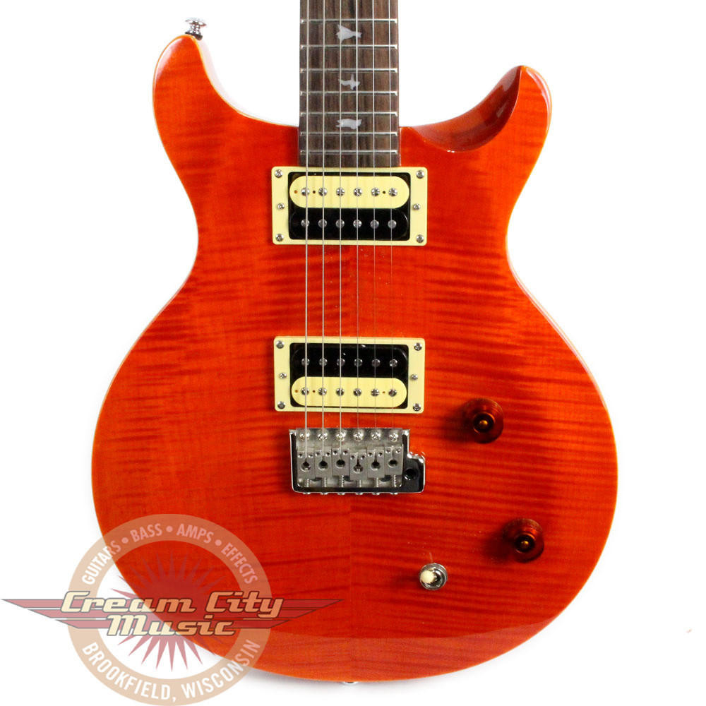 2010 PRS SE Santana Electric Guitar Orange | Cream City Music
