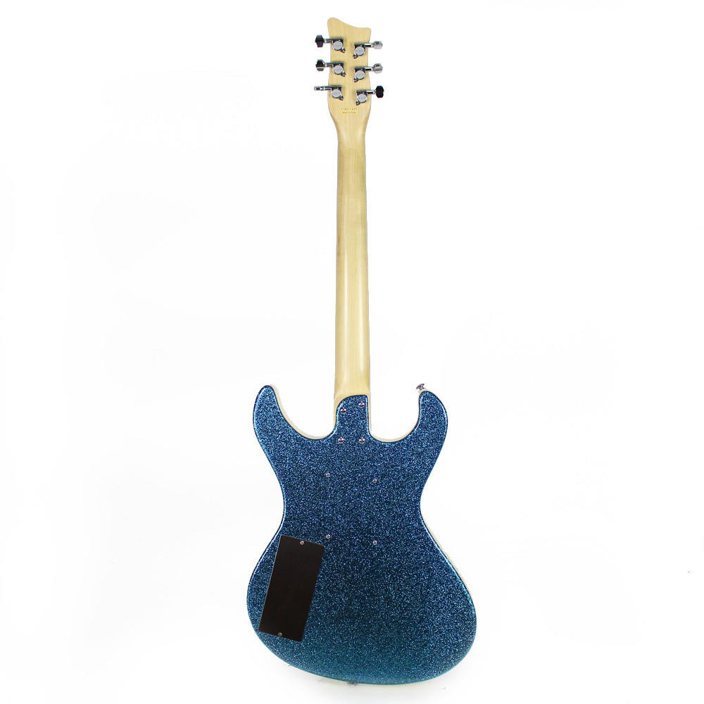 Used Danelectro Hodad Electric Guitar in Blue Sparkle | Cream City