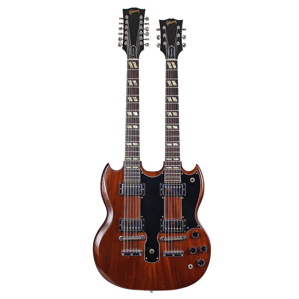 Vintage 1979 Gibson EDS-1275 Double Neck Electric Guitar Walnut