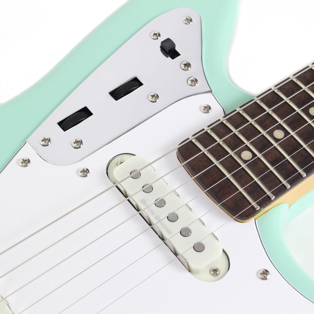 Used Squier Vintage Modified Jaguar in Surf Green | Cream City Music