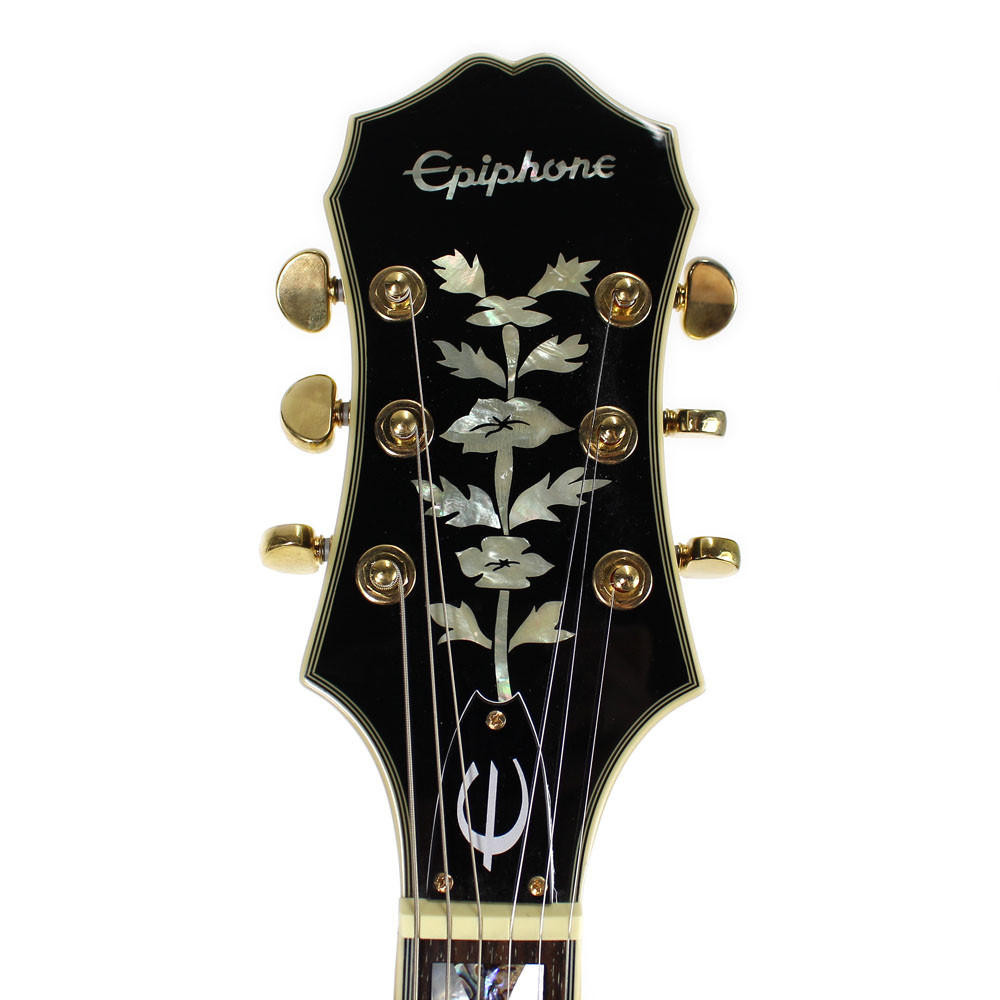 2013 Epiphone Sheraton II Semi Hollow Body Electric Guitar Ebony