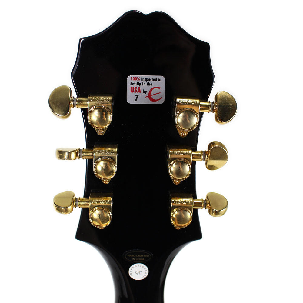 2013 Epiphone Sheraton II Semi Hollow Body Electric Guitar Ebony