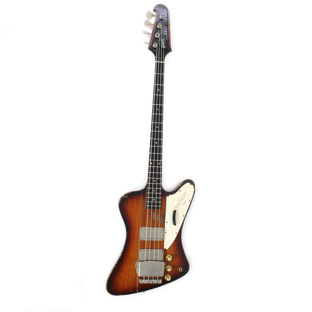 Vintage 1964 Gibson Thunderbird IV Electric Bass Guitar Sunburst