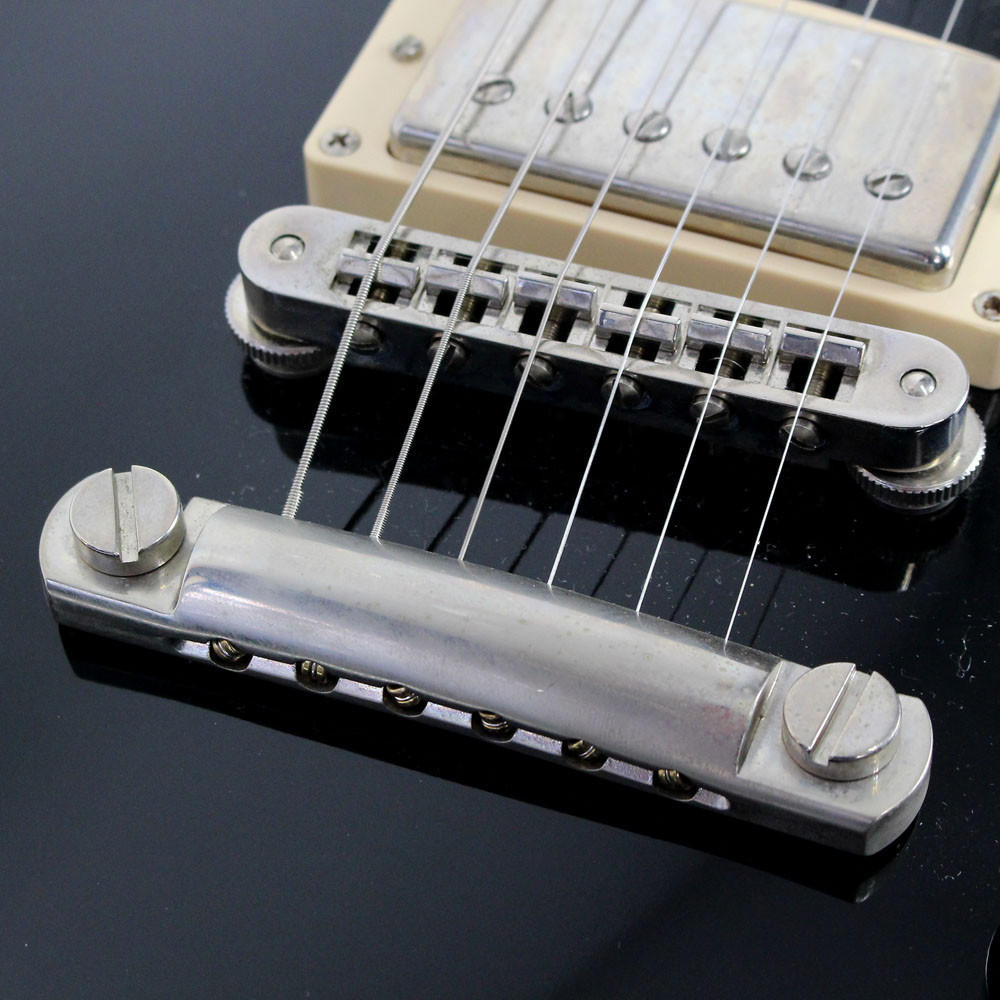 2004 Gibson Les Paul Standard Electric Guitar Ebony Finish | Cream
