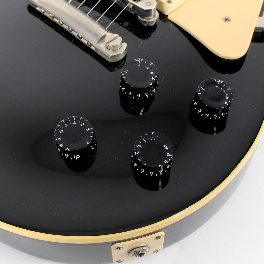 2004 Gibson Les Paul Standard Electric Guitar Ebony Finish | Cream