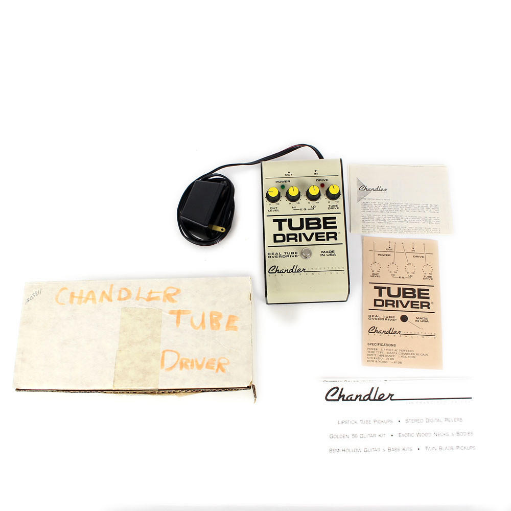 ギター Chandler TUBE OVERDRIVE Vintage Chandler Tube Driver Overdrive Pedal | Cream City Music