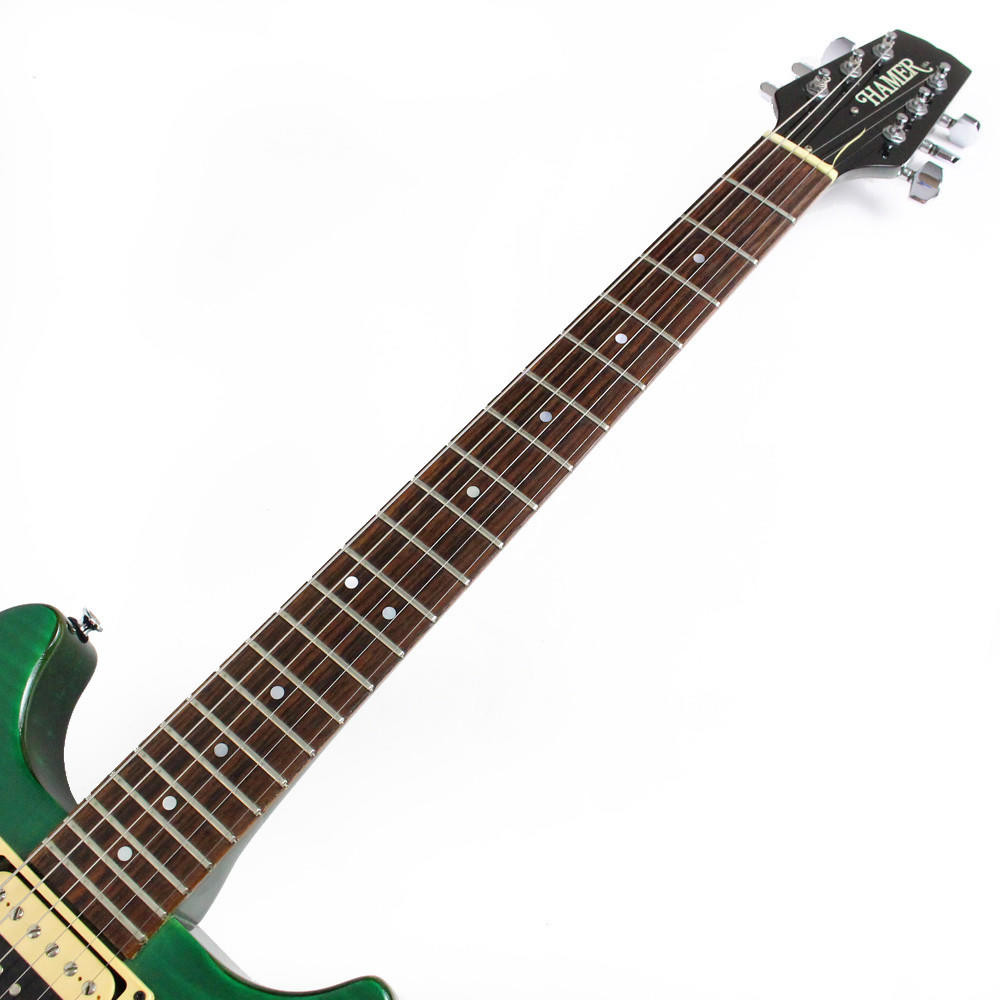1980 Hamer Special w/ Flame Maple Top in Emerald Green | Cream