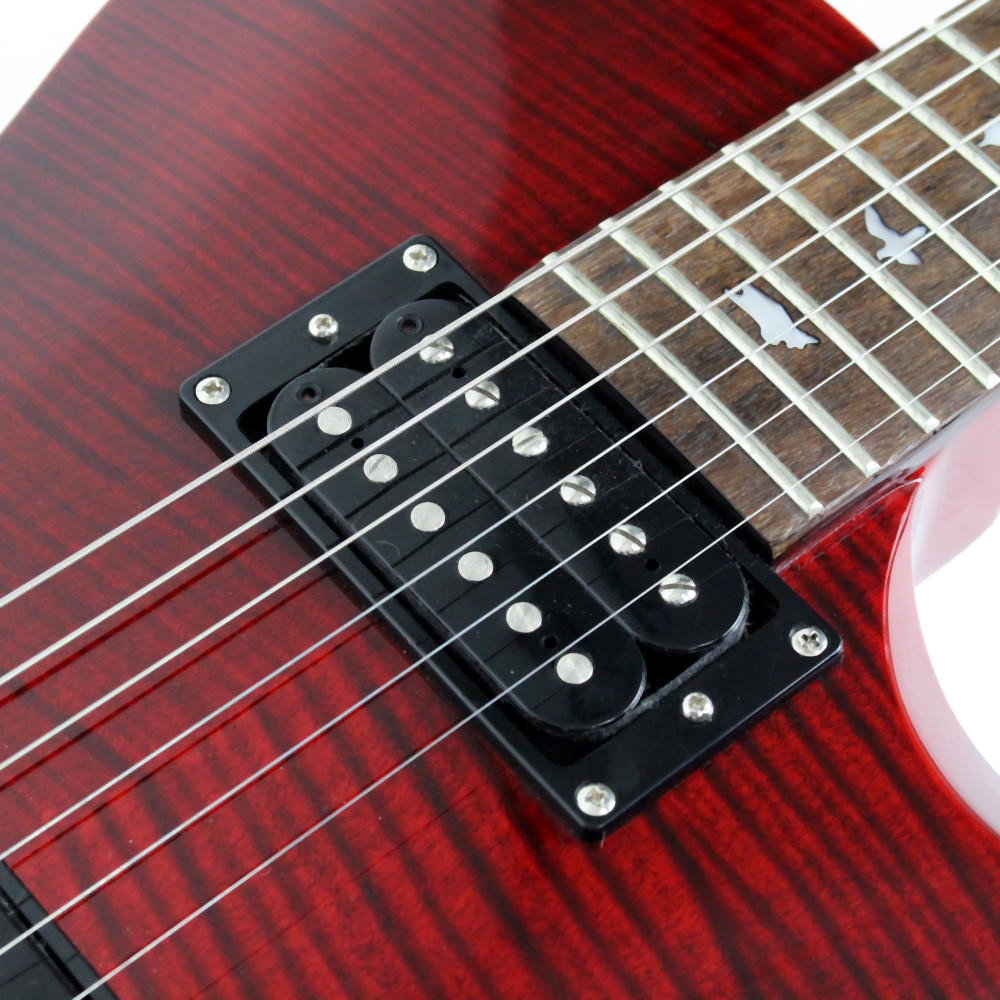 2010 Paul Reed Smith SE Singlecut w/ Flame Maple Top in Trans Red