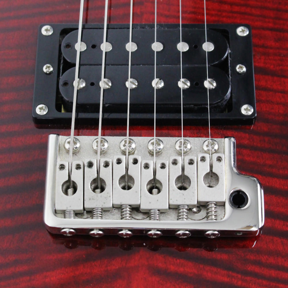 2010 Paul Reed Smith SE Singlecut w/ Flame Maple Top in Trans Red