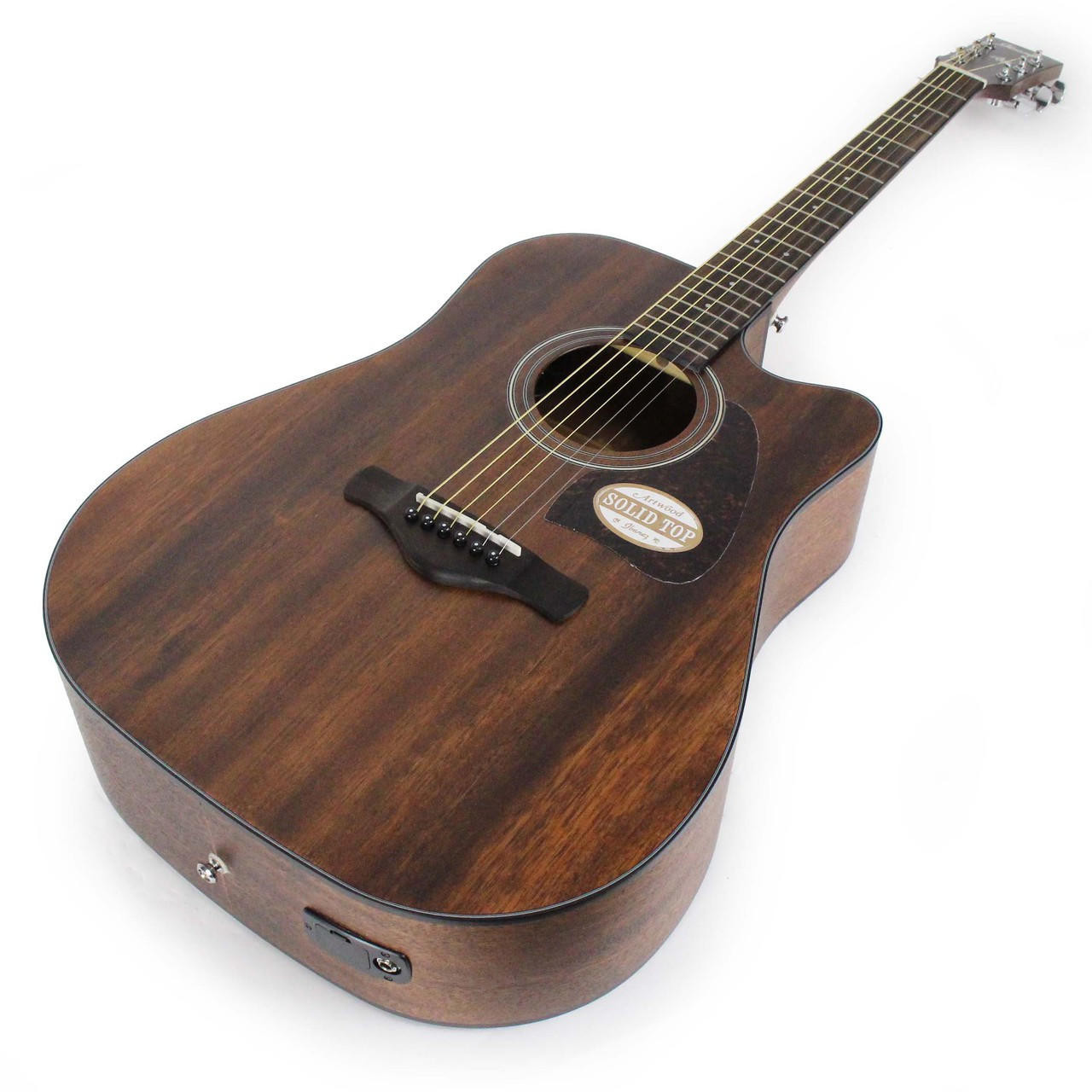 Ibanez AW54CEOPN Artwood Open Pore Solid Top Acoustic-Electric