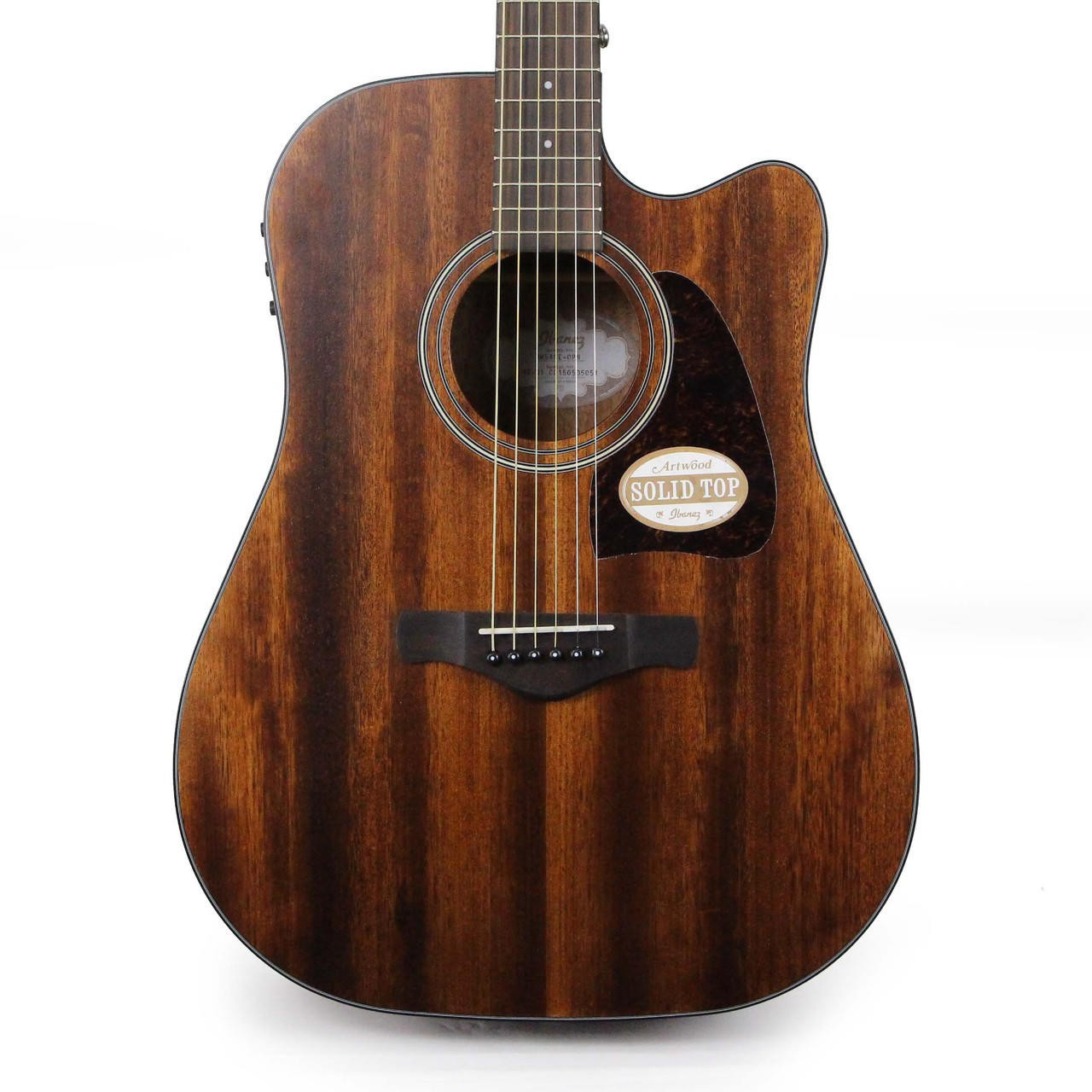 Ibanez AW54CEOPN Artwood Open Pore Solid Top Acoustic-Electric
