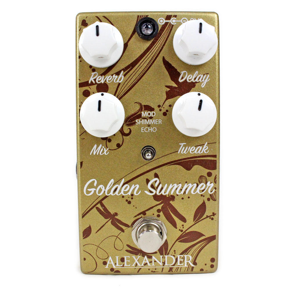 Alexander Pedals Golden Summer Reverb Guitar Pedal | Cream City Music