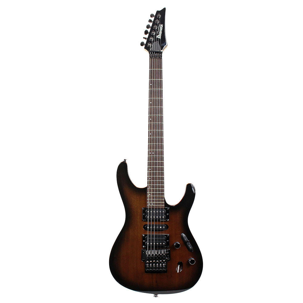 2015 Ibanez Prestige S5570 in Transparent Black Sunburst | Cream