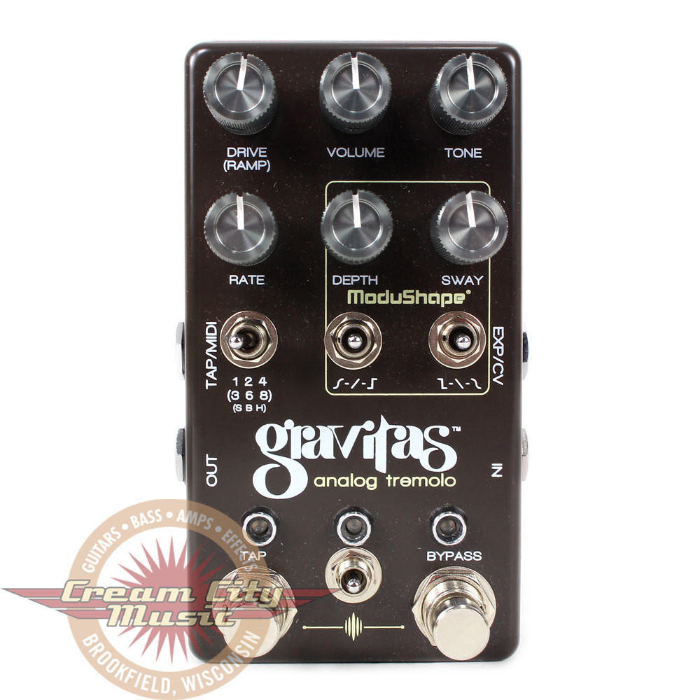 chase bliss audio gravitas アナログトレモロ Chase Bliss Audio Gravitas Analog Tremolo Guitar Pedal | Cream