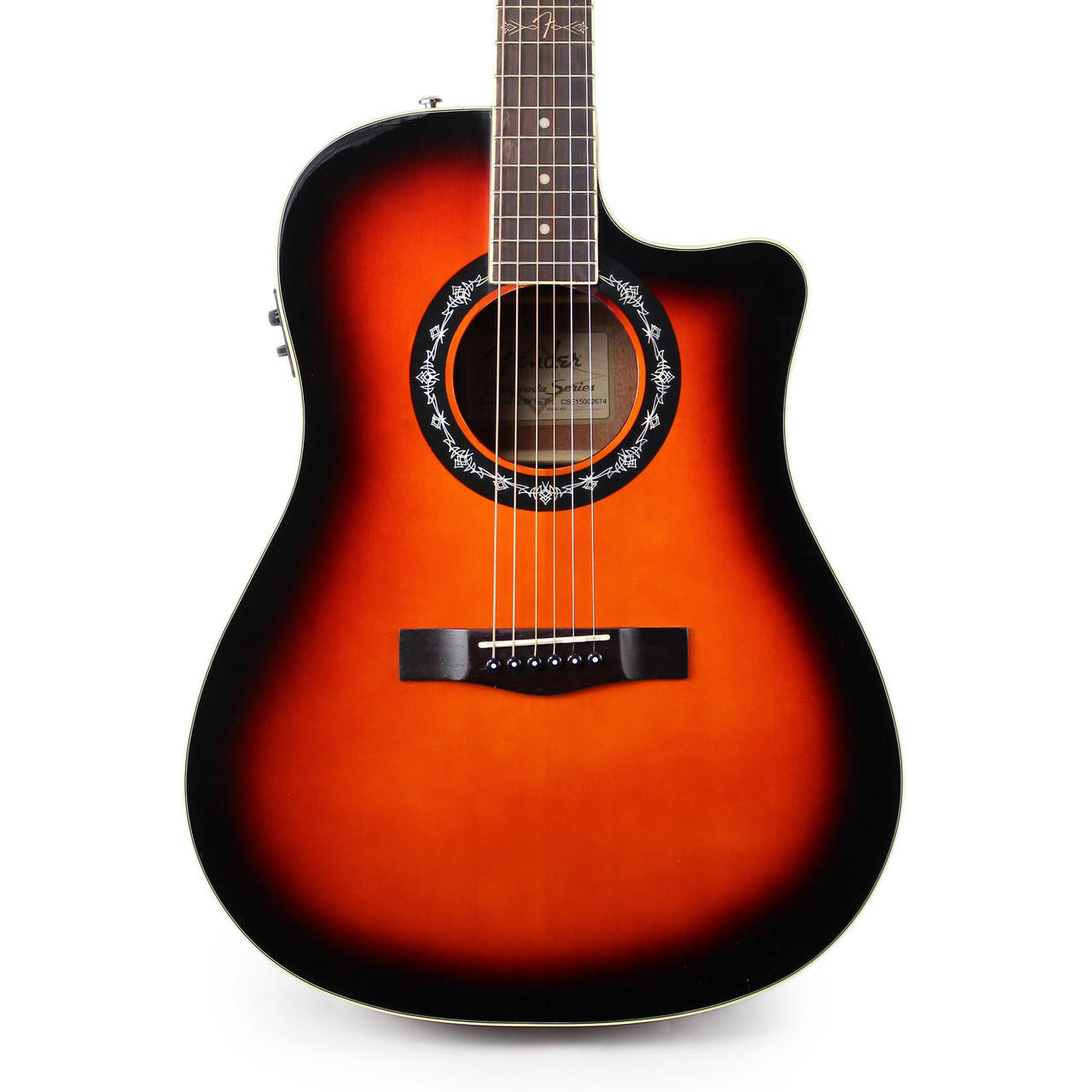 Fender T-Bucket 100CE Dreadnought Cutaway Acoustic Electric Guitar