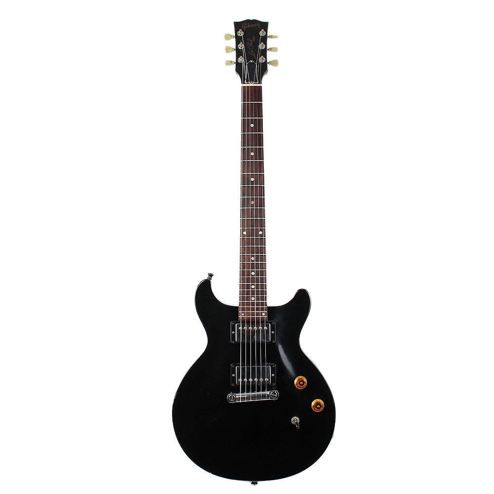 Gibson Les Paul Studio 1997年製 Black 1997 Gibson Les Paul Double Cutaway Studio in Ebony | Cream City Music
