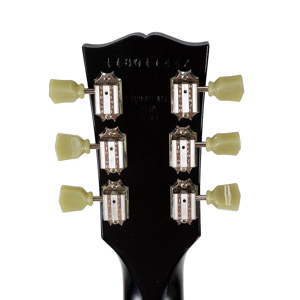 2011年GibsonレスポールスタジオＧＴパーツ 2011 Gibson Les Paul Studio '60s Tribute in Worn Ebony | Cream