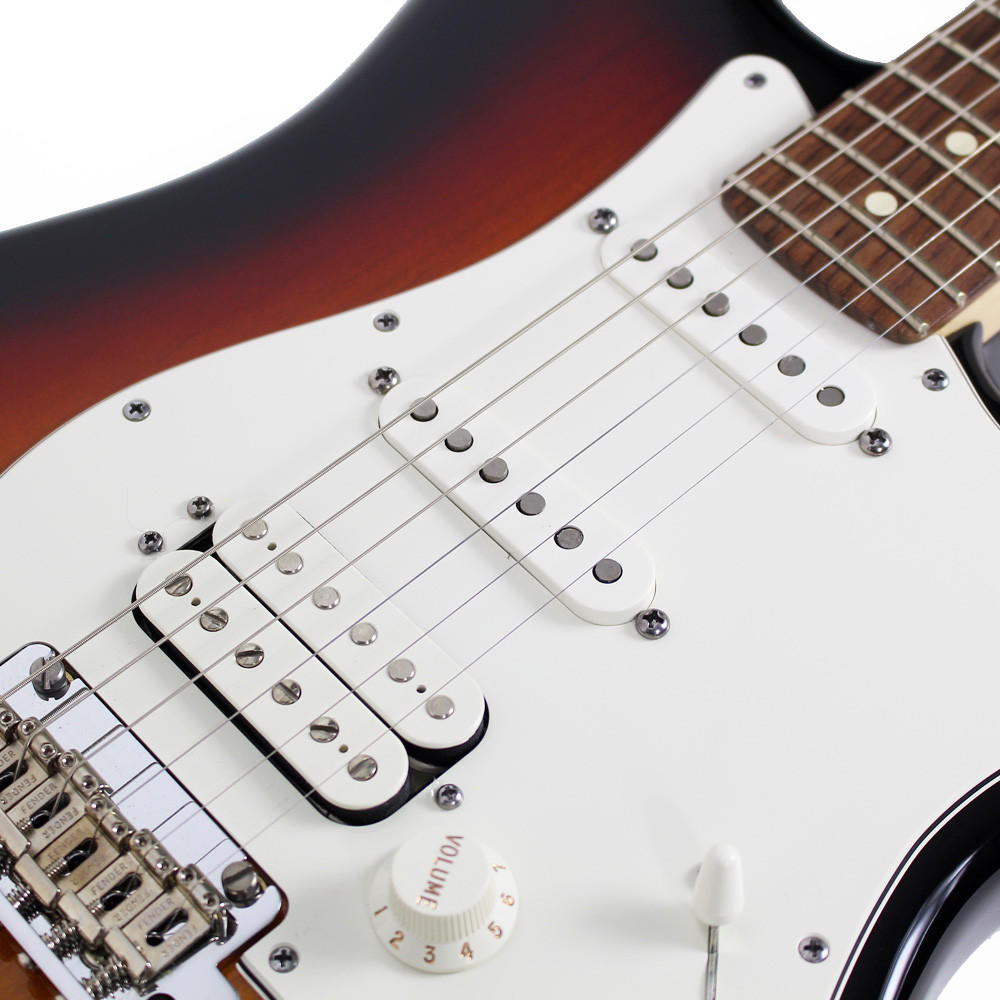 2011 Fender American Standard Stratocaster HSS in 3 Tone Sunburst