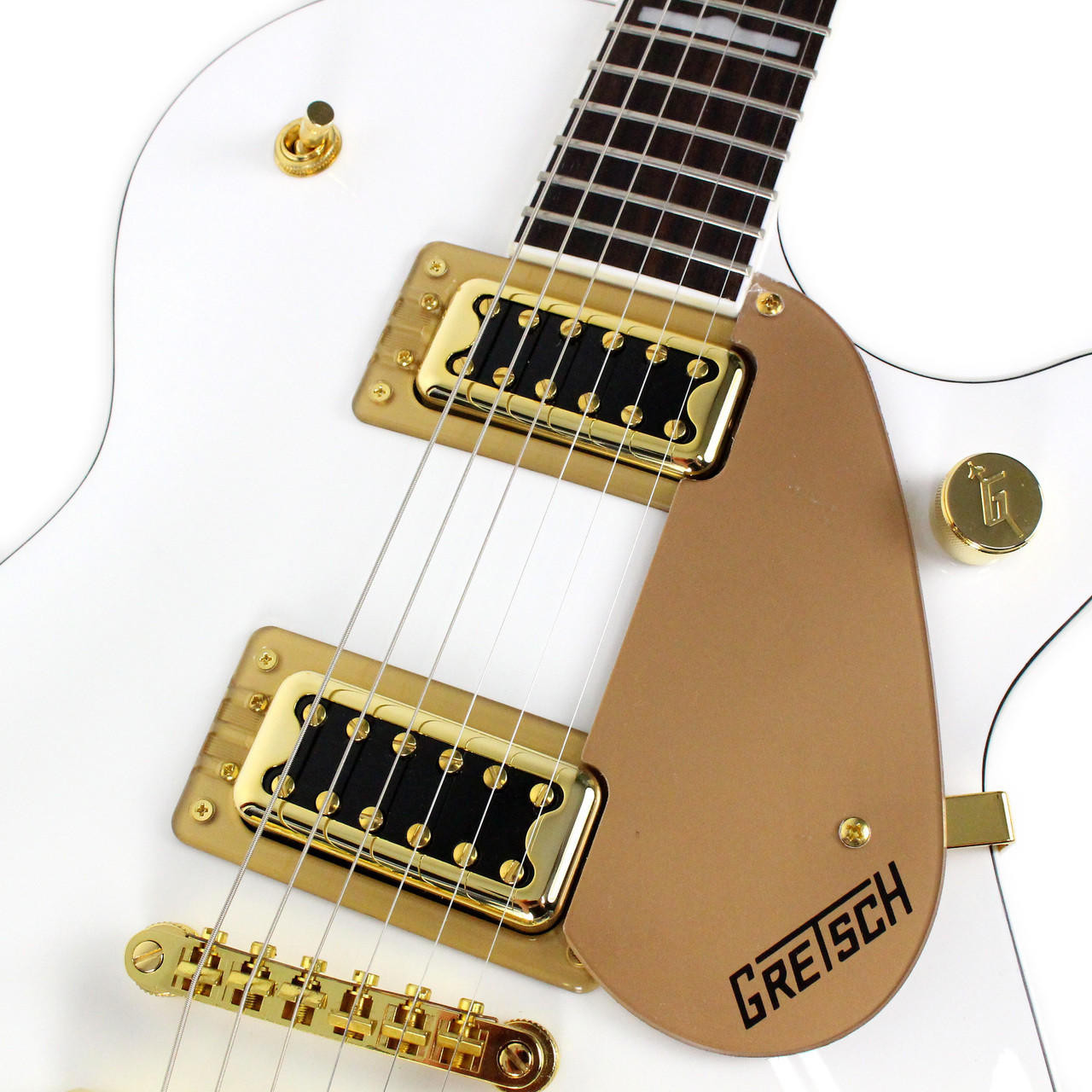 ギター Gretsch G5434TG Limited Edition Pro Jet Gretsch G5434T-LTD Limited Edition Pro Jet in White and Gold