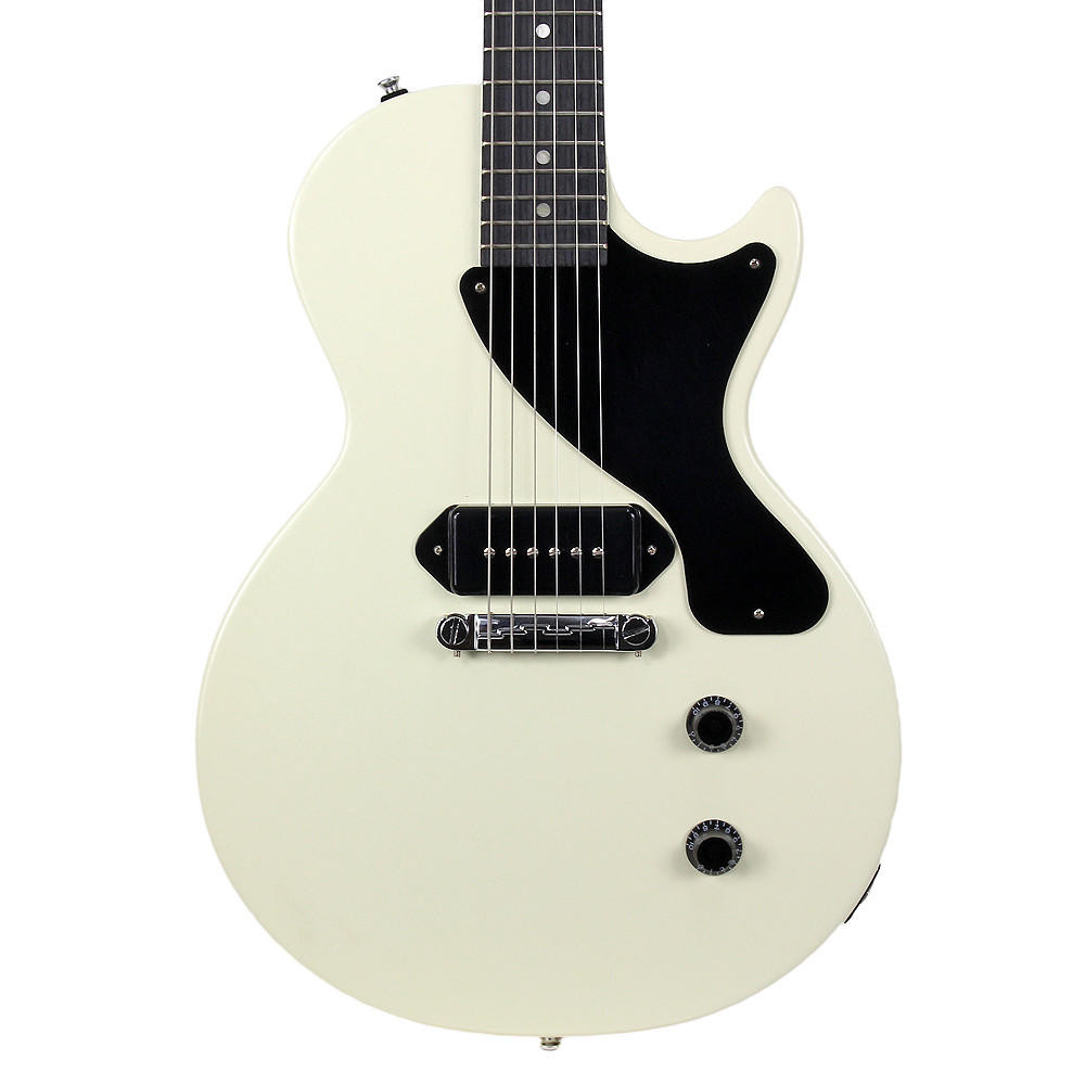 2011 Gibson Les Paul Junior Electric Guitar Satin White | Cream