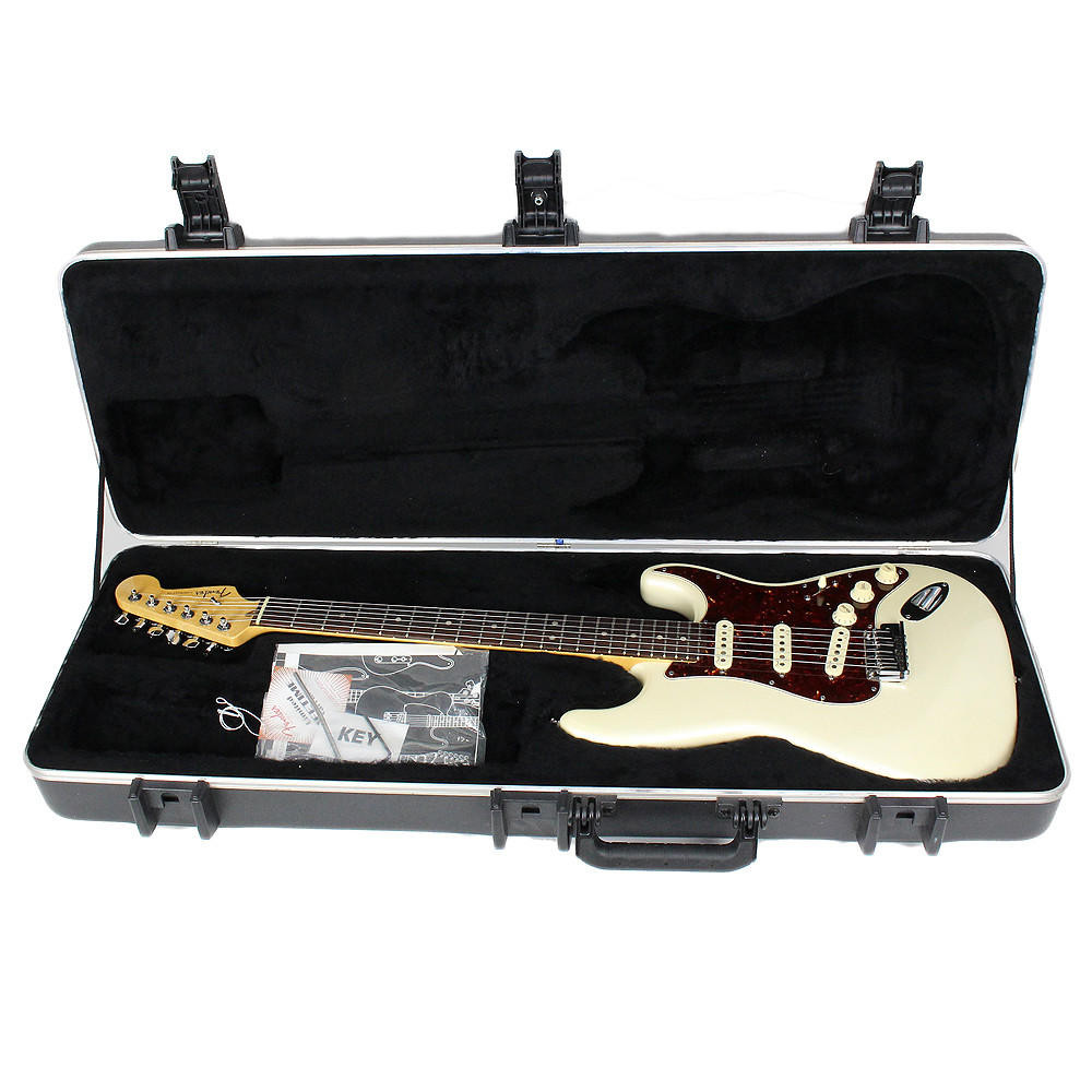 2010 Fender American Deluxe Stratocaster Electric Guitar Olympic
