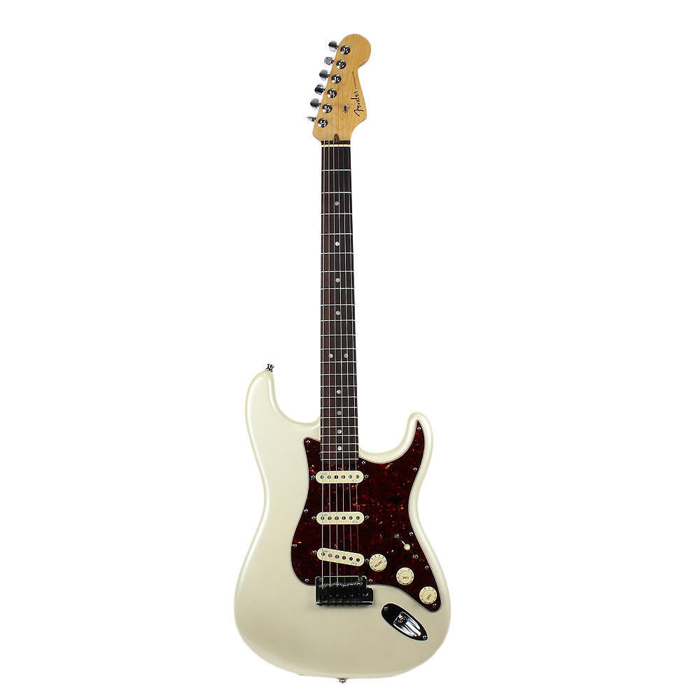 2010 Fender American Deluxe Stratocaster Electric Guitar Olympic