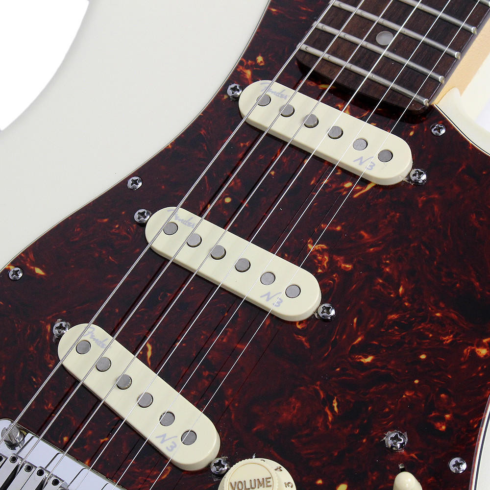 2010 Fender American Deluxe Stratocaster Electric Guitar Olympic