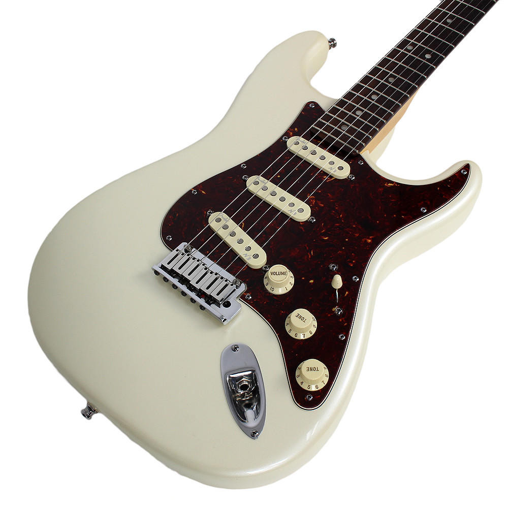 2010 Fender American Deluxe Stratocaster Electric Guitar Olympic