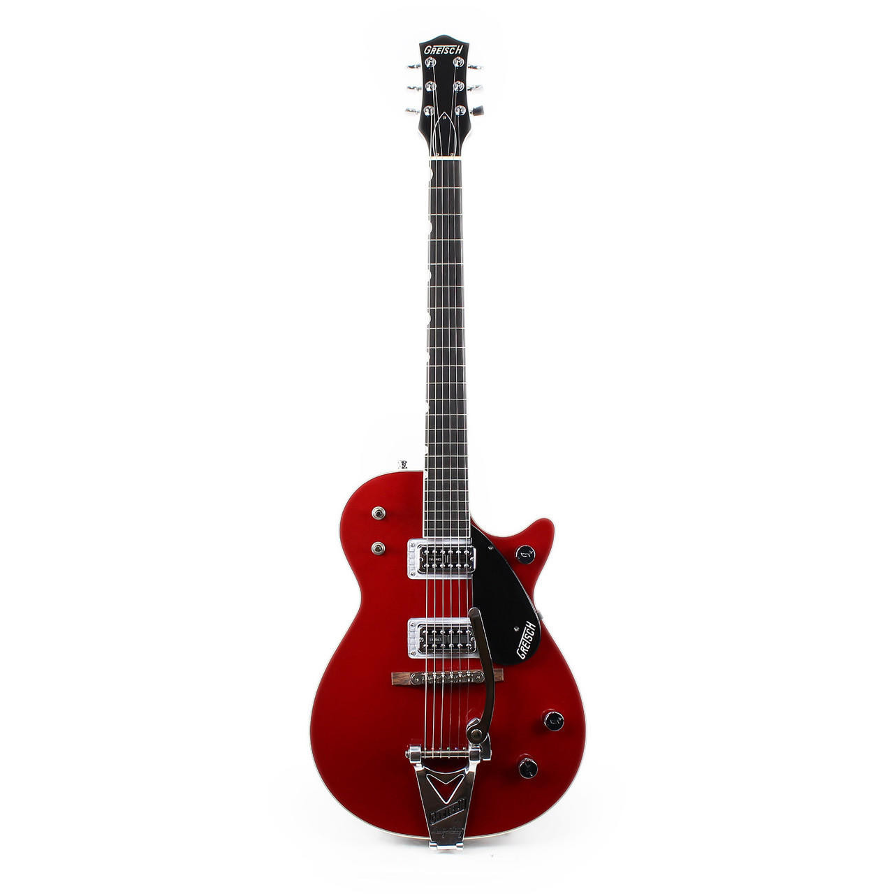 Gretsch G6131T-TVP Power Jet Electric Guitar in Firebird Red B 