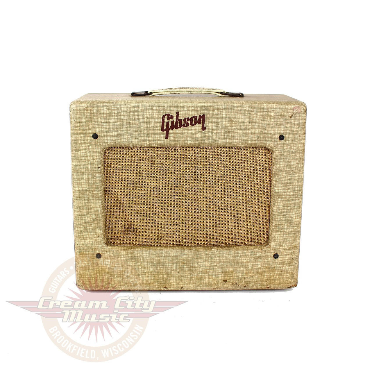 Vintage 1955 Gibson GA-5 Les Paul Junior 5W Tube Combo Amp | Cream