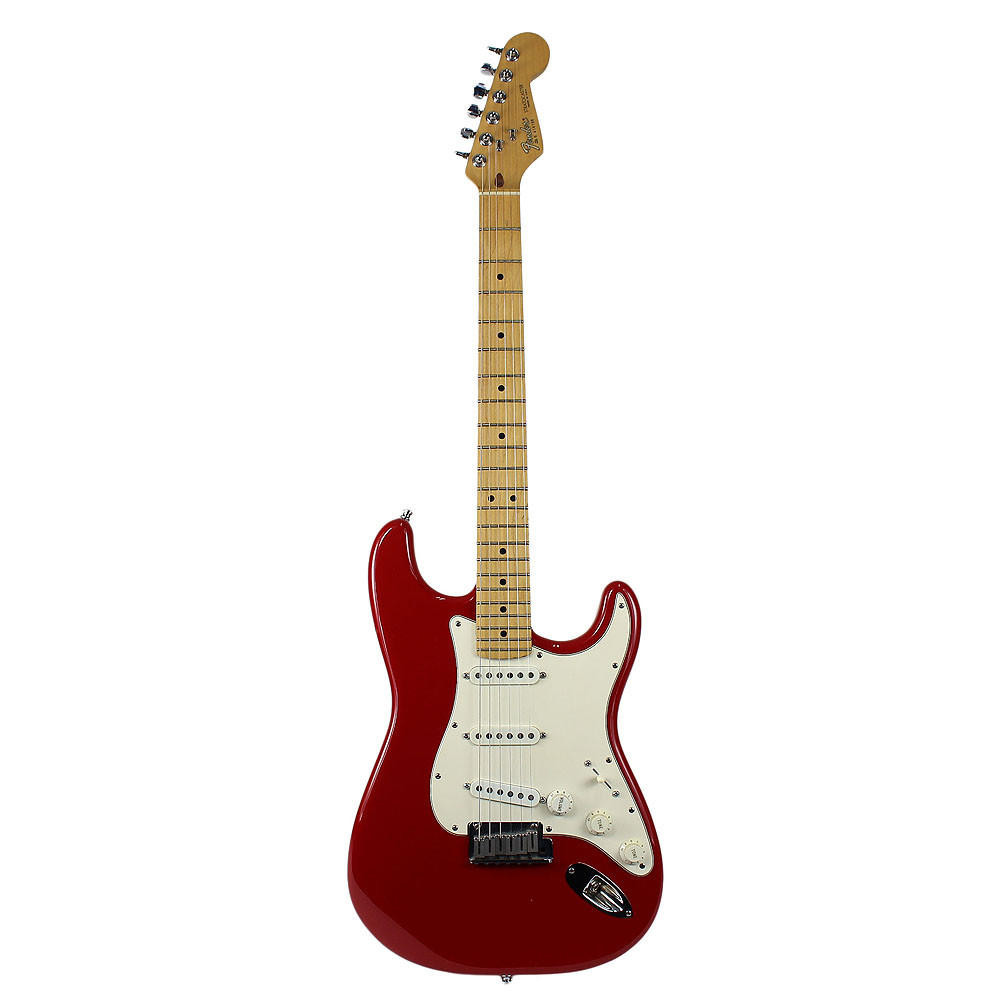 1987 Fender American Standard Stratocaster Electric Guitar Red