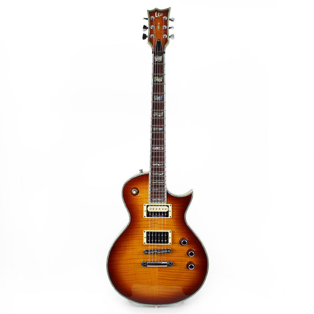 Used ESP LTD Deluxe EC-1000 in Amber Sunburst | Cream City Music
