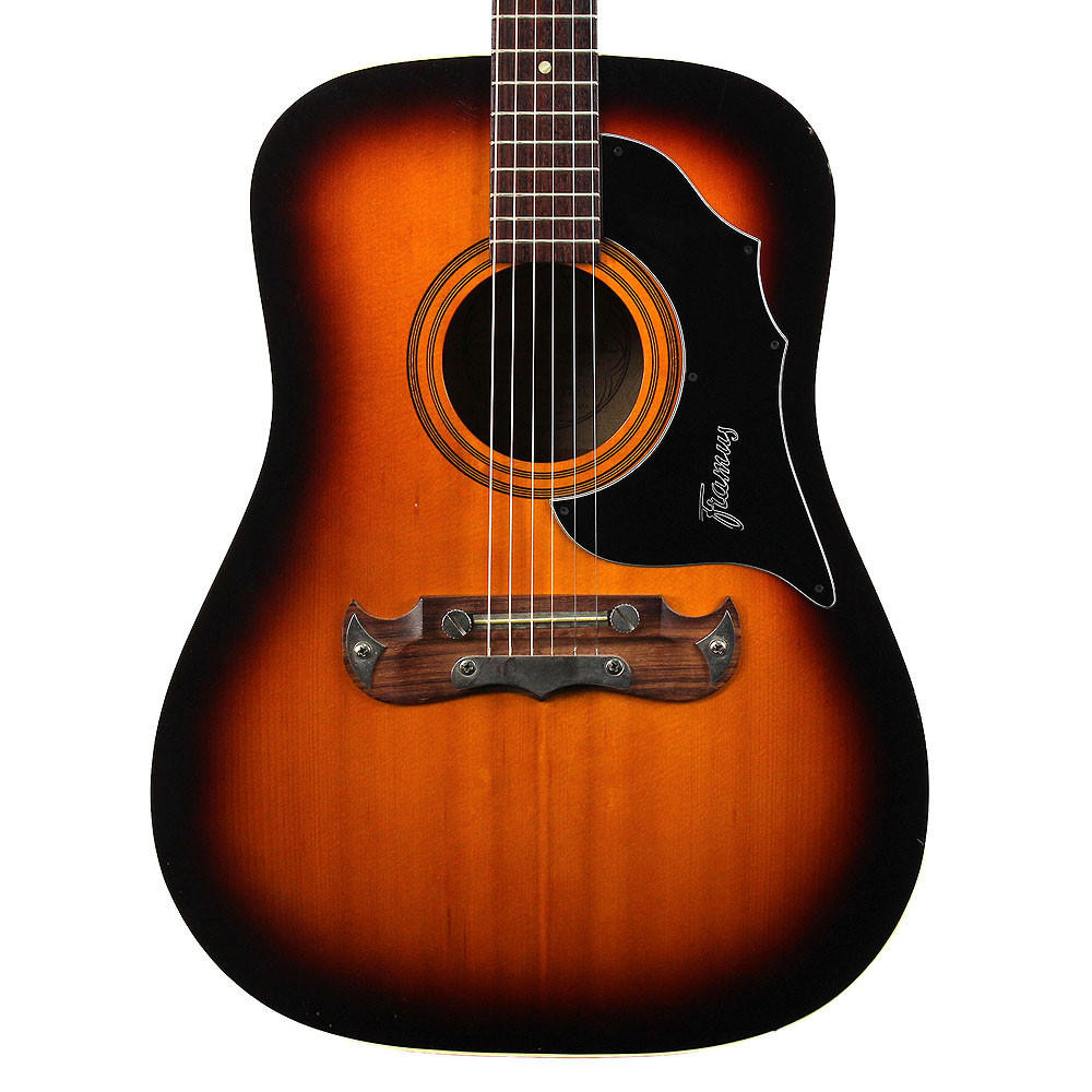 Vintage 1968 Framus 5/196 Texan Dreadnought Acoustic Guitar
