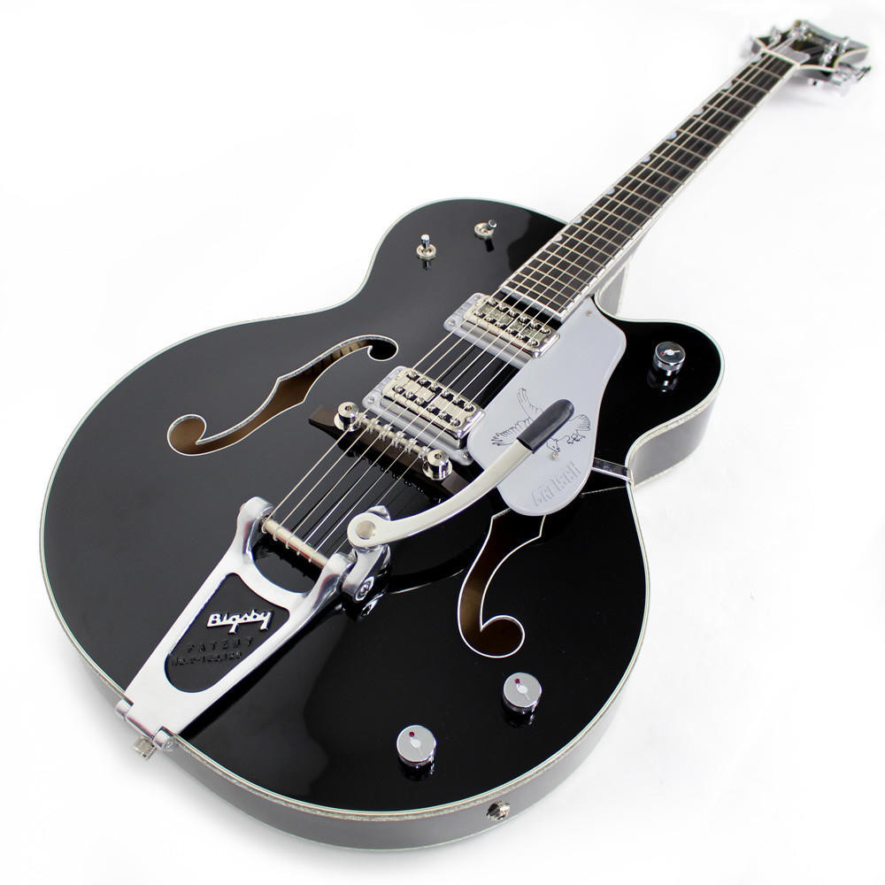 Gretsch G6136TSL Silver Black Falcon with Bigsby & Filtertron's
