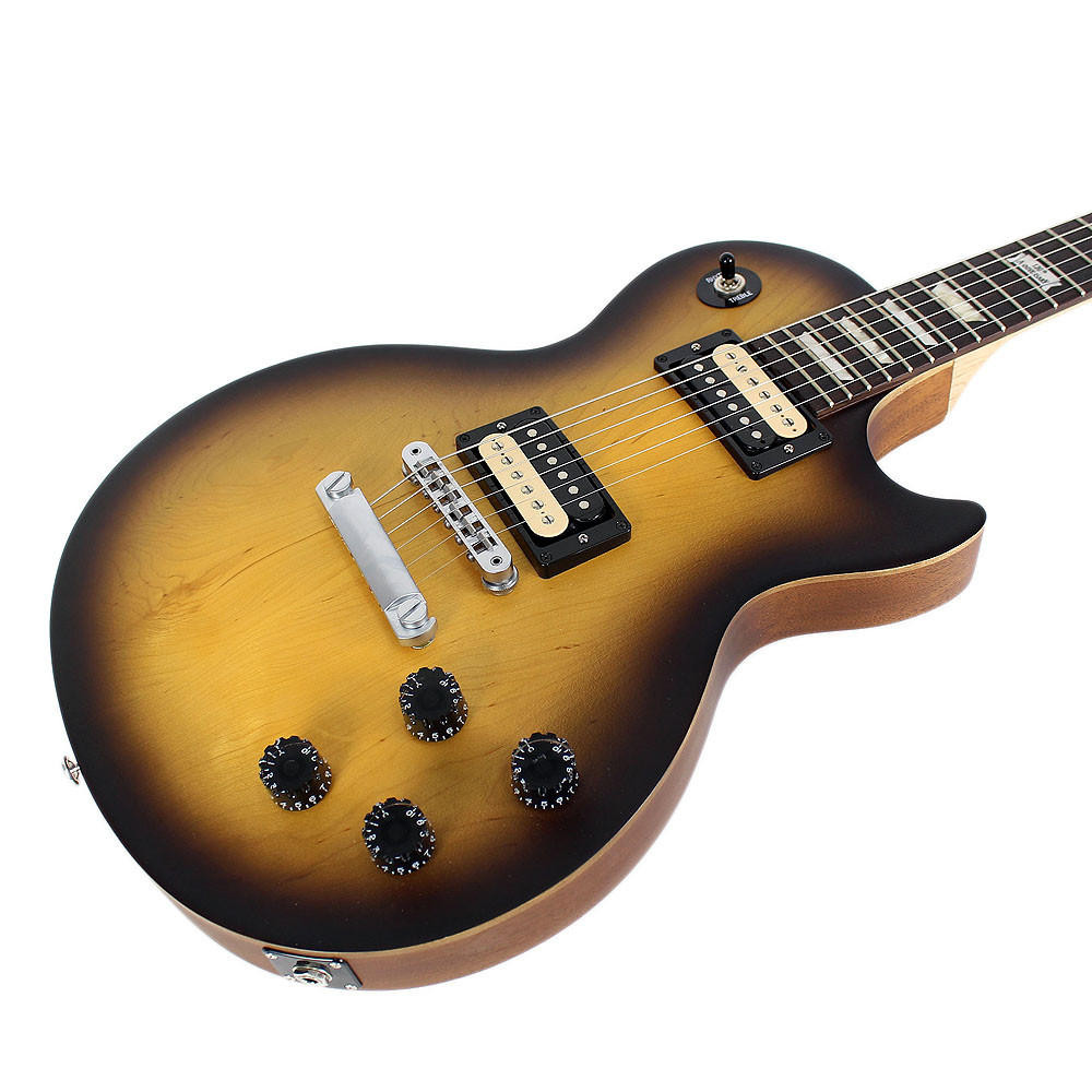 2014 Gibson LPJ Electric Guitar Vintage Sunburst Satin | Cream
