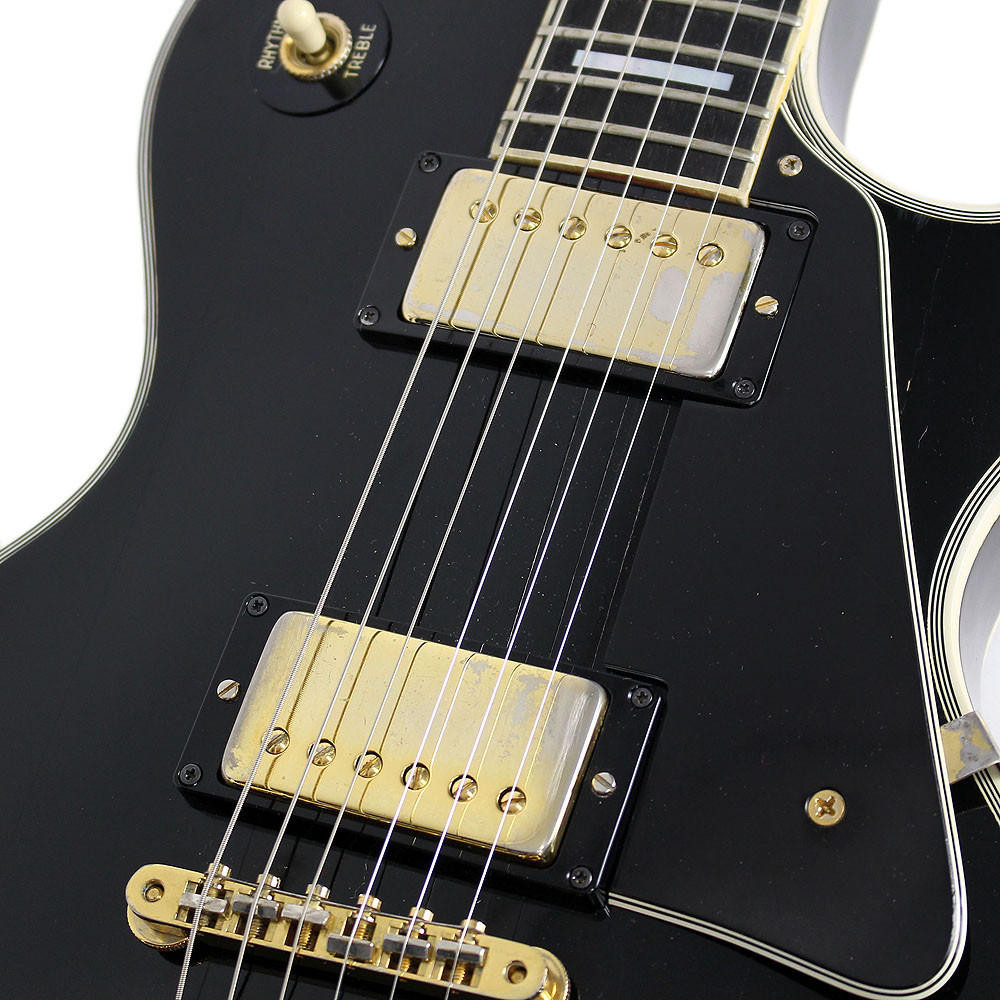 Vintage 1974 Gibson Les Paul Custom Black Beauty Electric Guitar