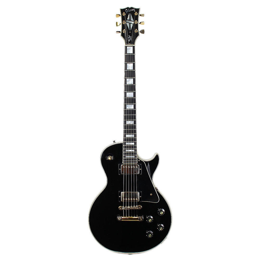 Vintage 1974 Gibson Les Paul Custom Black Beauty Electric Guitar