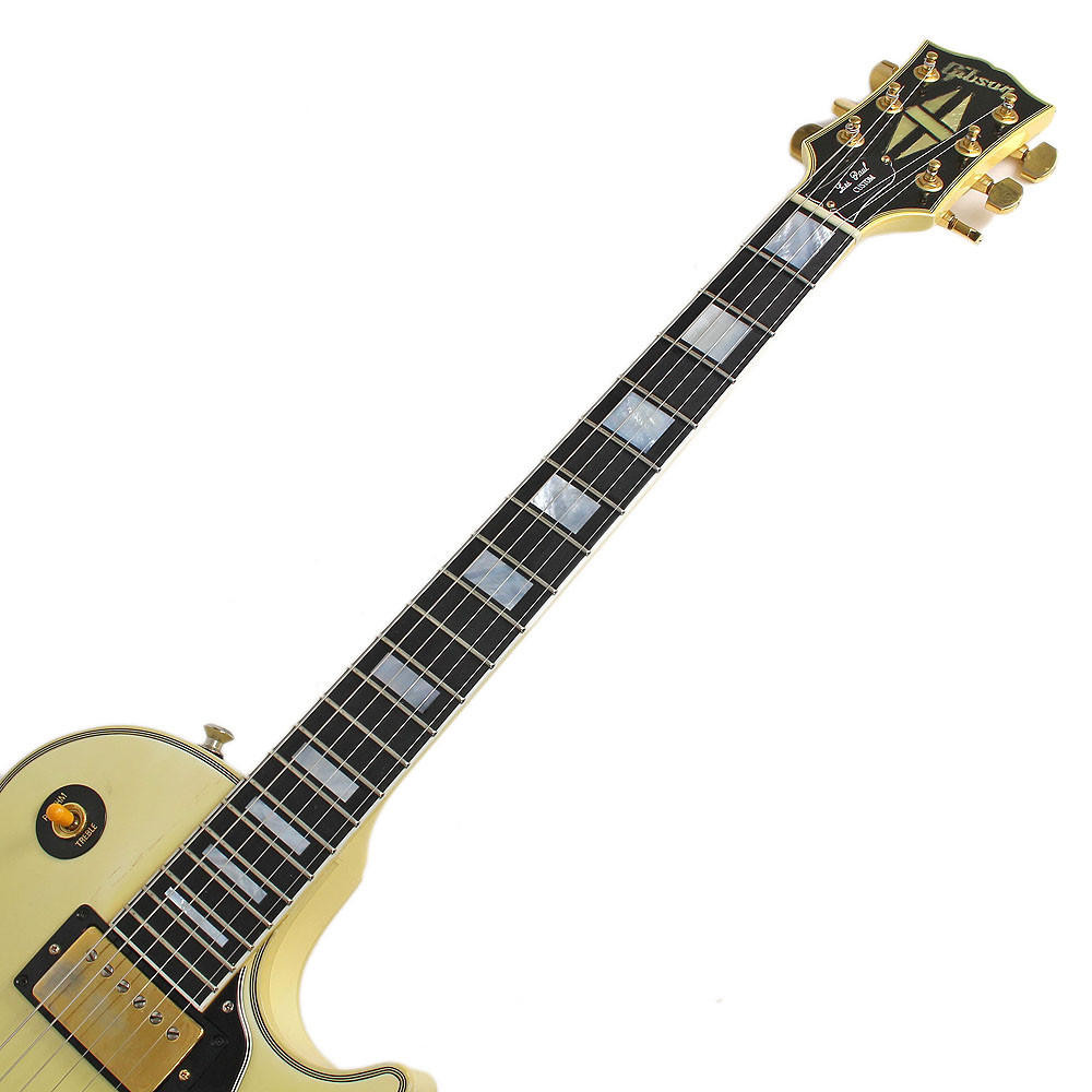 1997 Gibson Les Paul Custom Electric Guitar White Finish | Cream