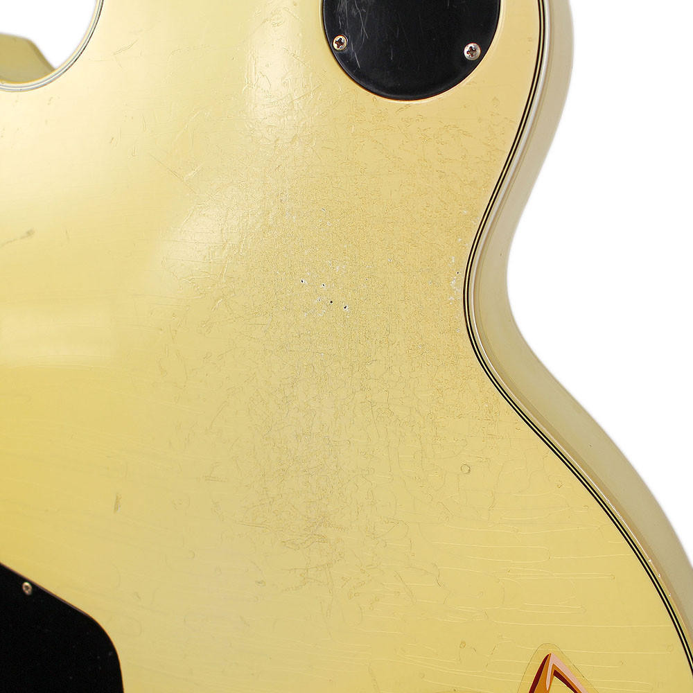1997 Gibson Les Paul Custom Electric Guitar White Finish | Cream