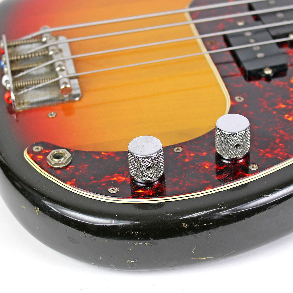 Vintage 1972 Fender Precision Bass Sunburst Finish | Cream City Music