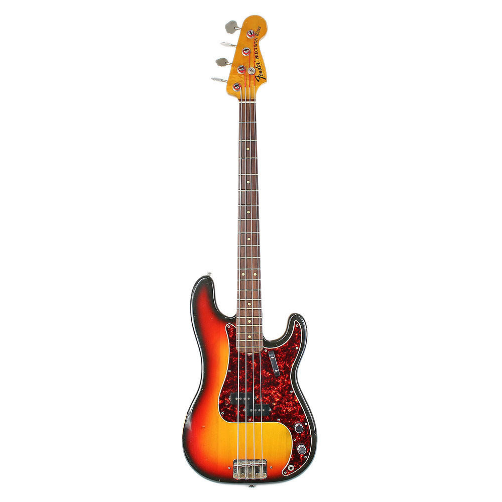 Vintage 1972 Fender Precision Bass Sunburst Finish | Cream City Music