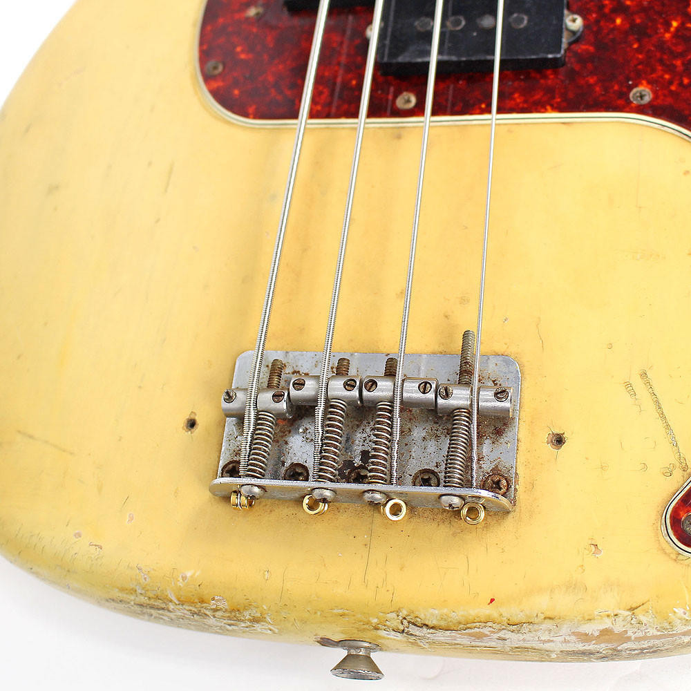 Vintage 1973 Fender Precision Bass Blonde Finish | Cream City Music