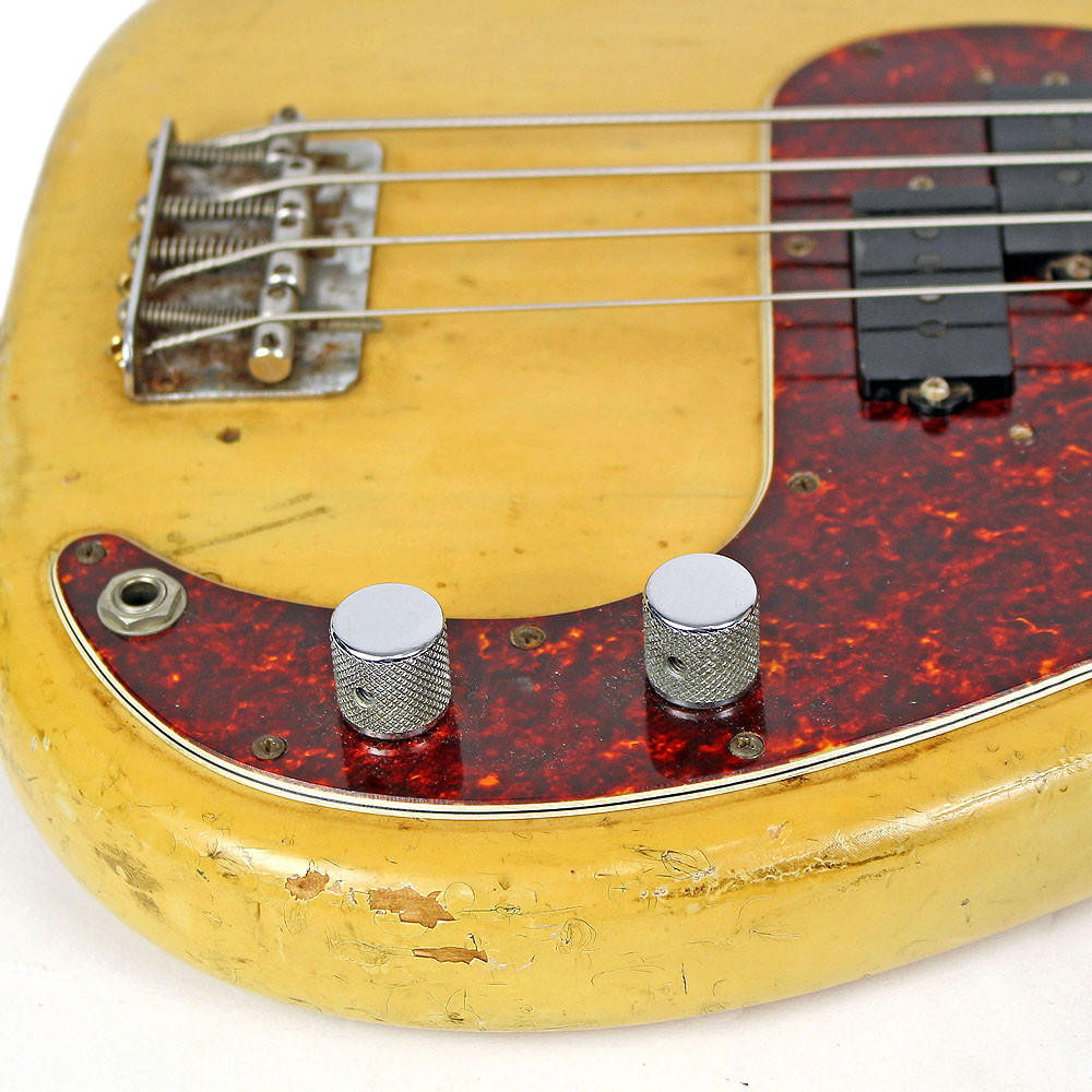 Vintage 1973 Fender Precision Bass Blonde Finish | Cream City Music