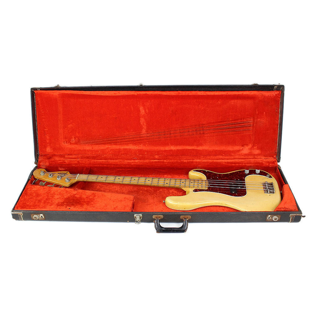 Vintage 1973 Fender Precision Bass Blonde Finish | Cream City Music
